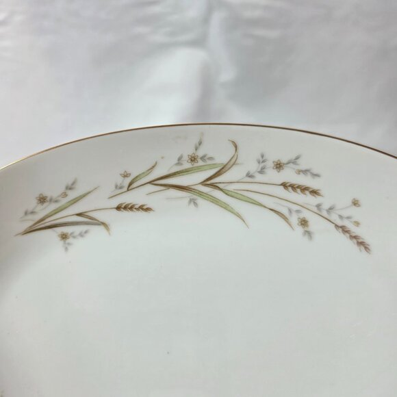 Fine China of Japan Golden Harvest Gravy Boat & Underplate Gold Wheat Sprays - Picture 12 of 15